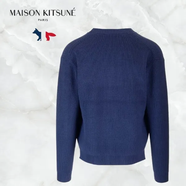 MAISON KITSUNE  |Cotton Logo Designers Cardigans