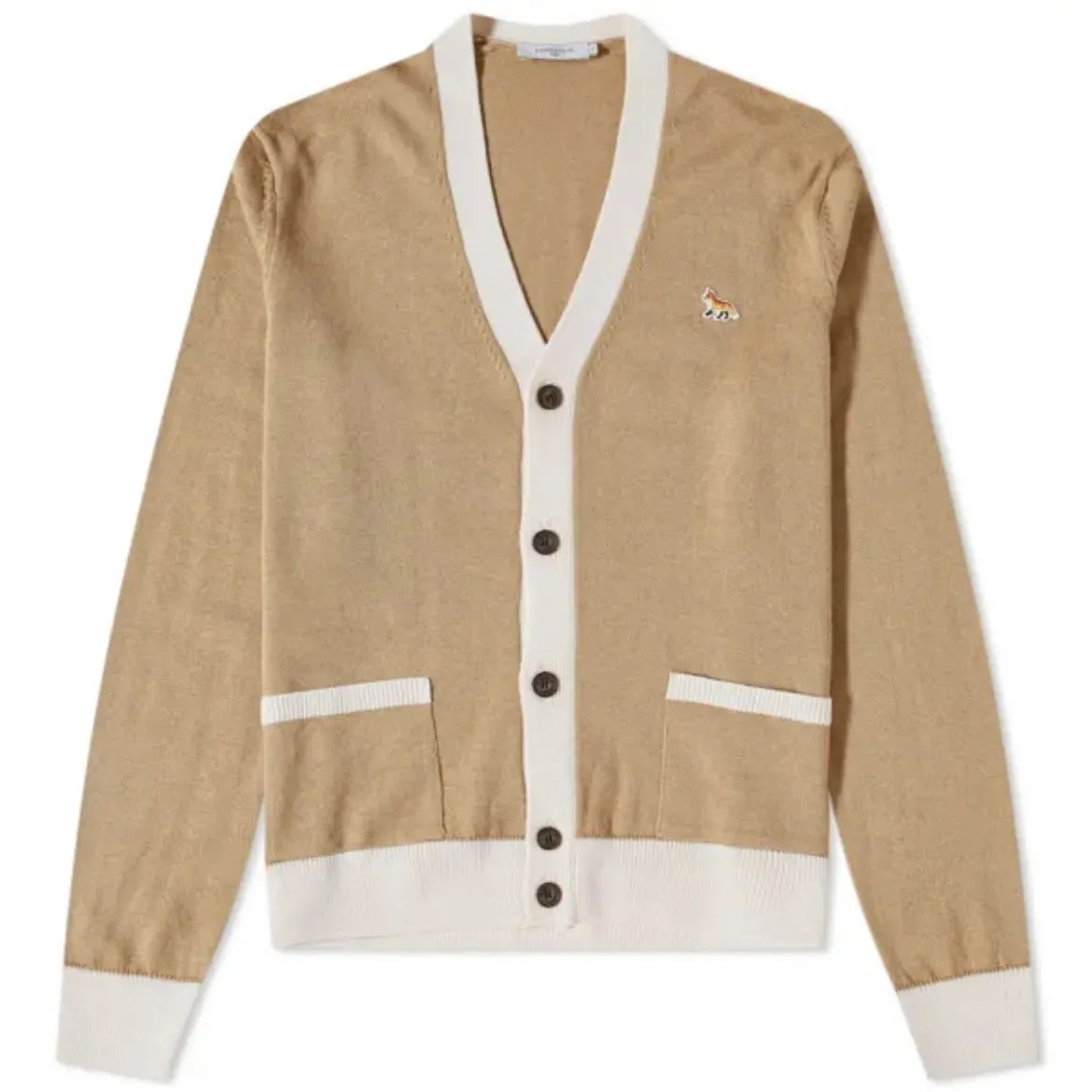 MAISON KITSUNE  |Wool Logo Designers Cardigans