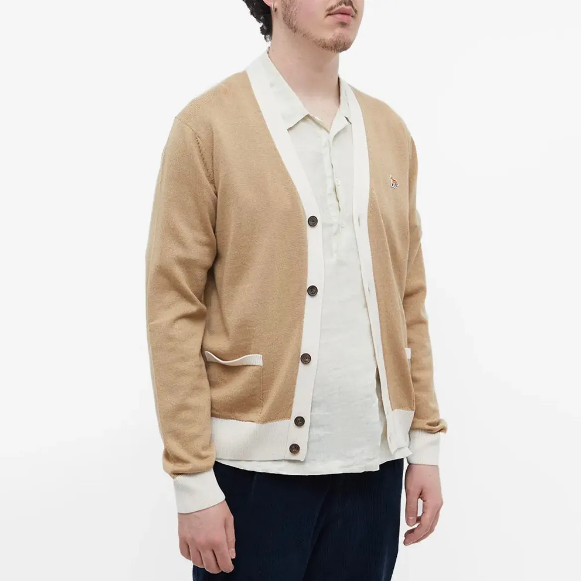 MAISON KITSUNE  |Wool Logo Designers Cardigans