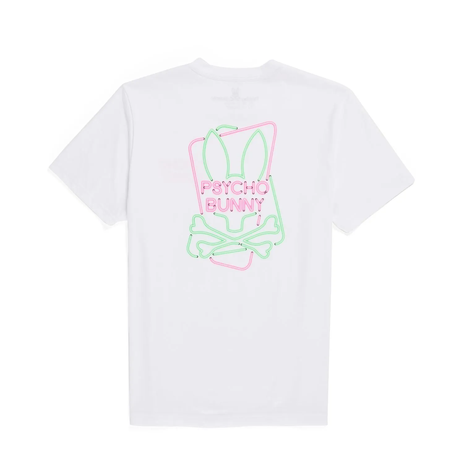 Mens Psycho Bunny Claude Graphic Tee (White)