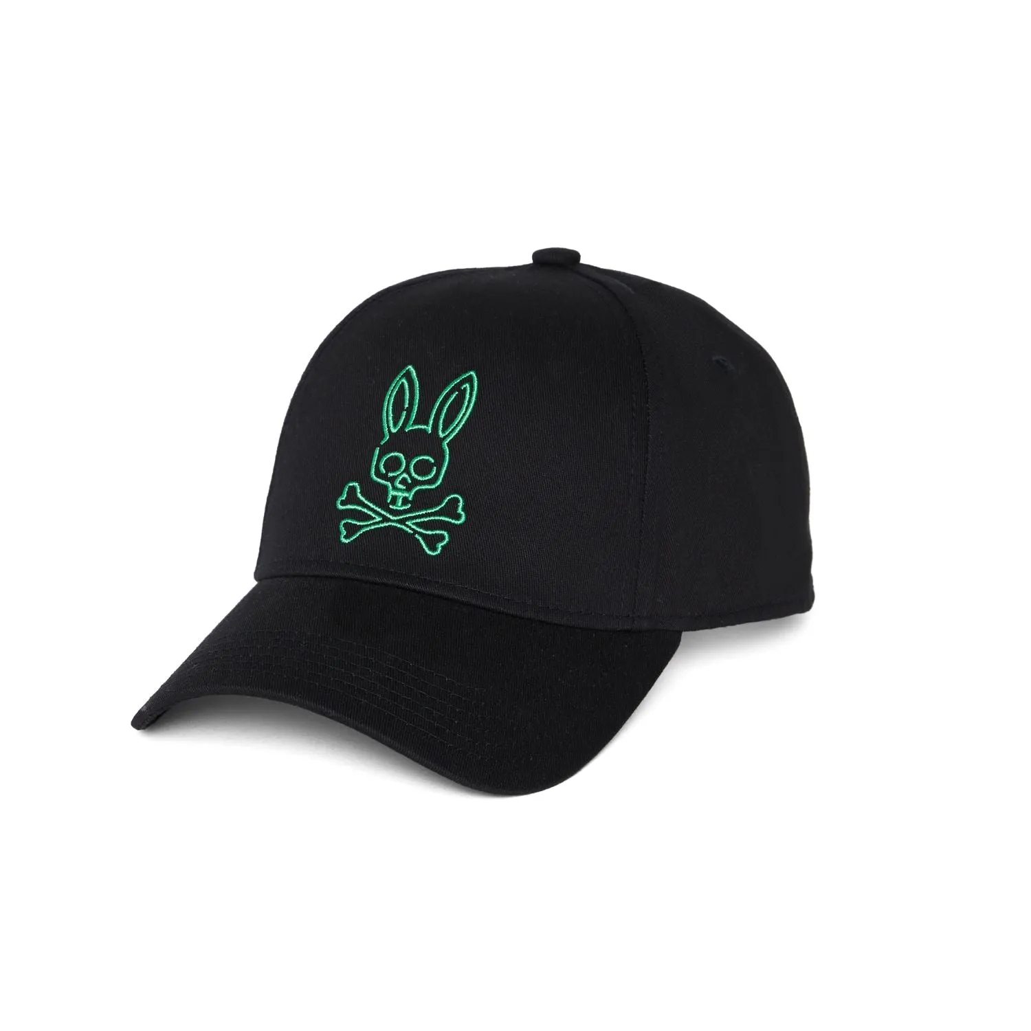 Mens Psycho Bunny Flavin Baseball Cap (Black)