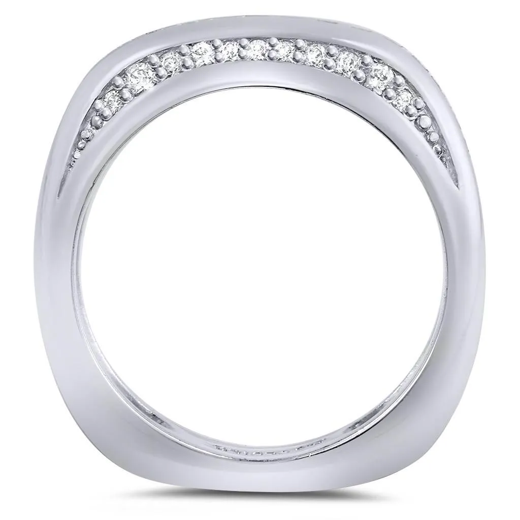 Modern Sensuality Diamond Hope Wedding Band