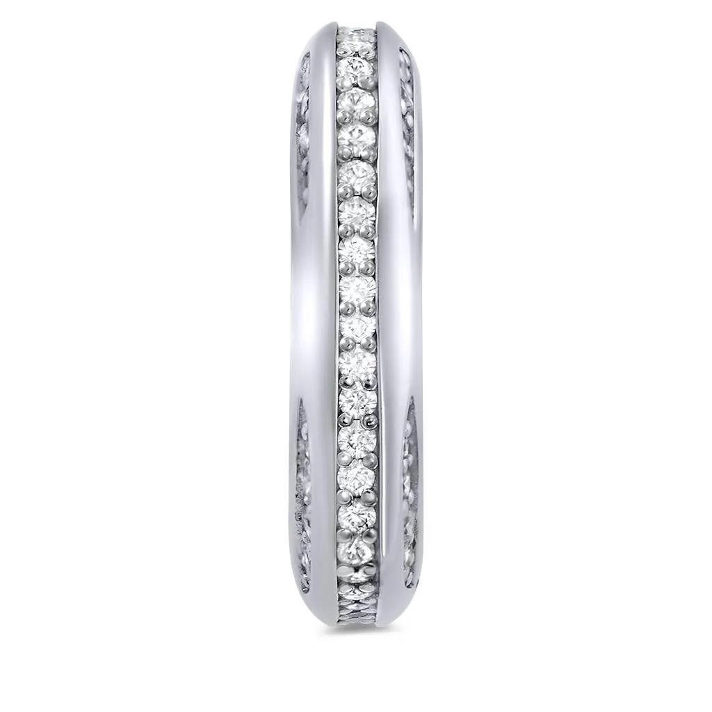 Modern Sensuality Diamond Unity Wedding Band