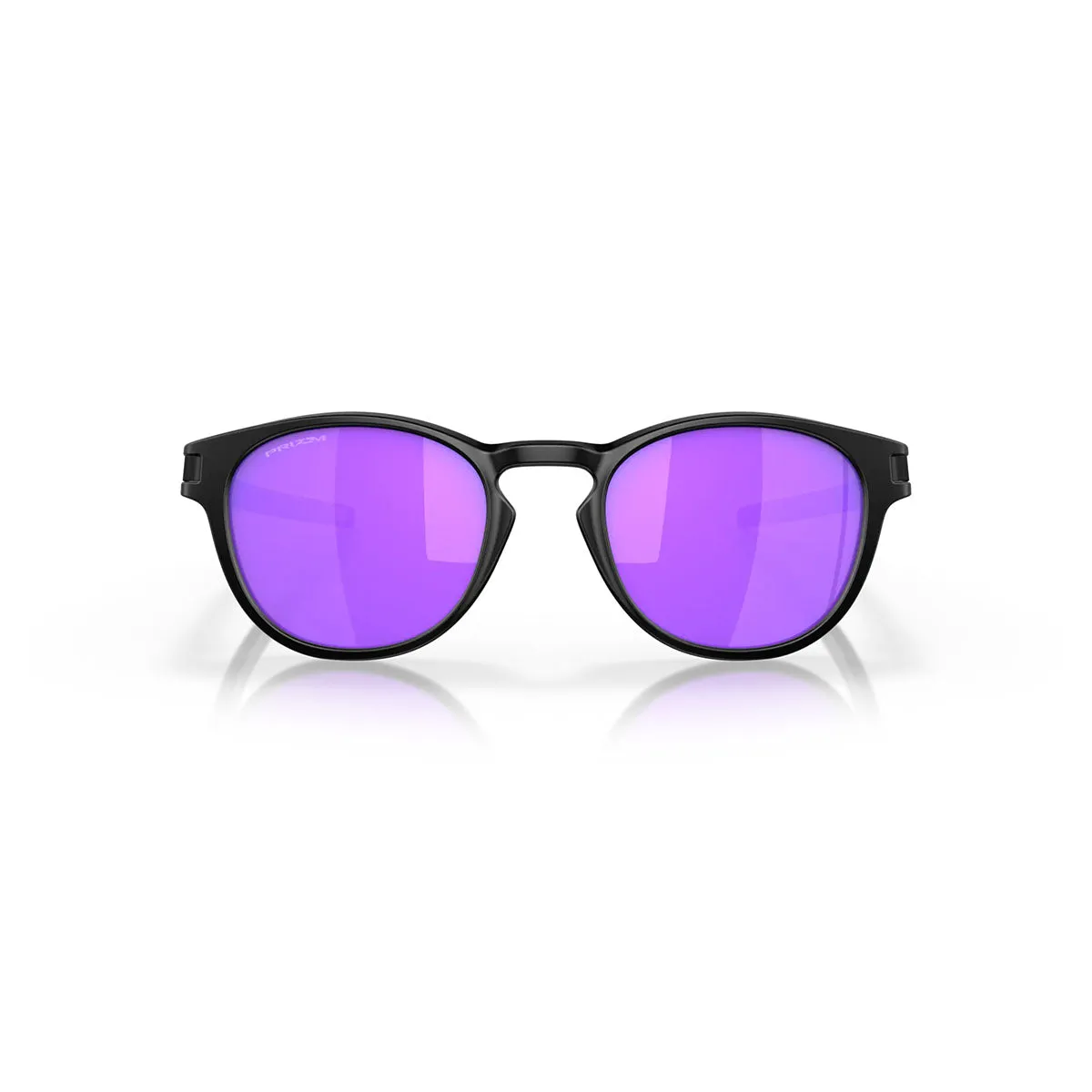 Oakley Latch Sunglasses - Matte Black/Prizm Violet