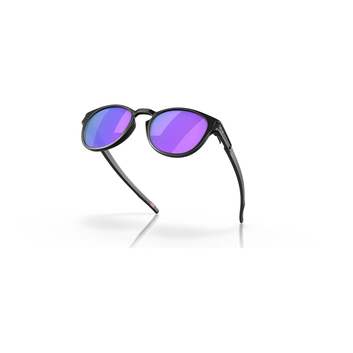 Oakley Latch Sunglasses - Matte Black/Prizm Violet