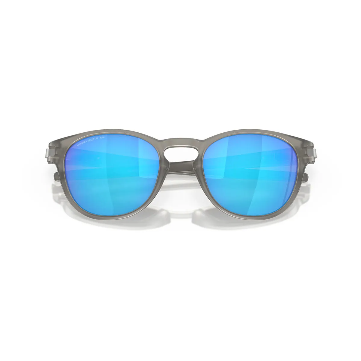 Oakley Latch Sunglasses - Matte Grey/Prizm Sapphire Polarized