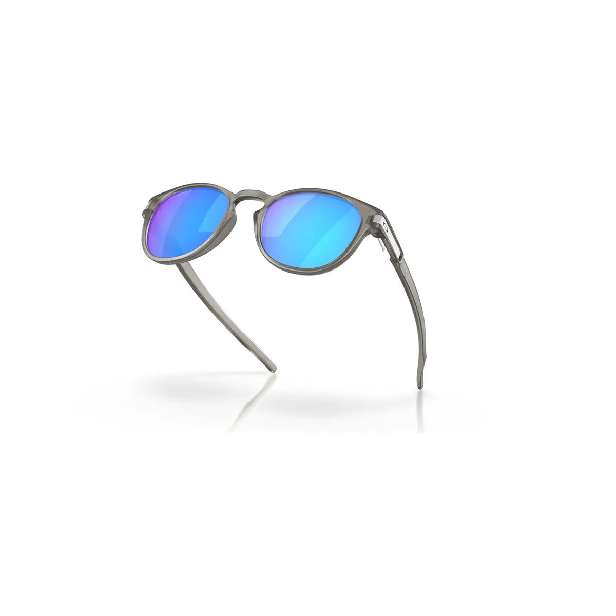 Oakley Latch Sunglasses - Matte Grey/Prizm Sapphire Polarized