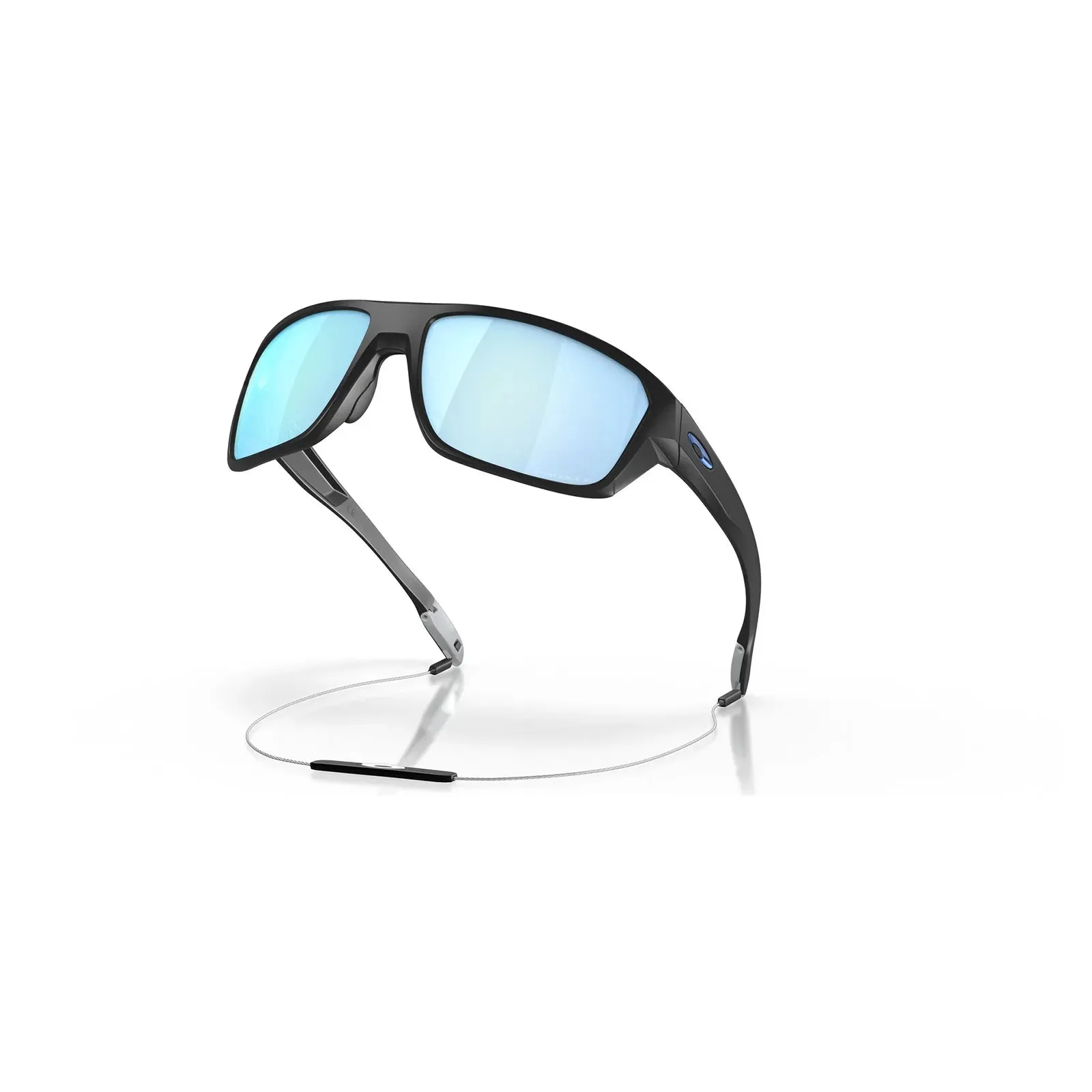 Oakley Split Shot Sunglasses - Matte Black/Prizm Deep Water Polarized