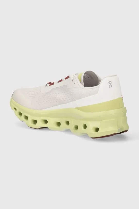 On-running running shoes Cloudmonster white color