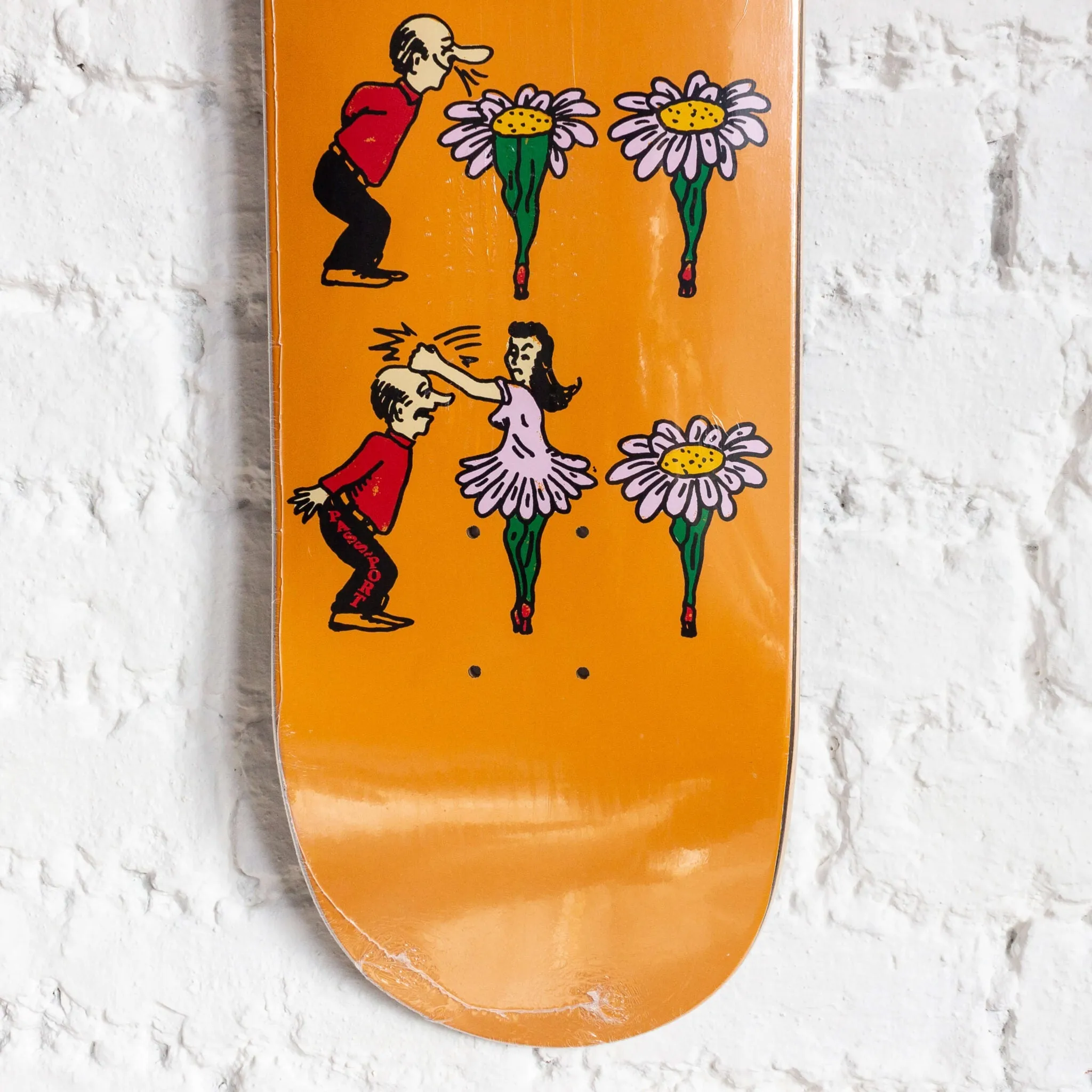 Passport Flowers Deck- Orange / 8" exclusive at Remix