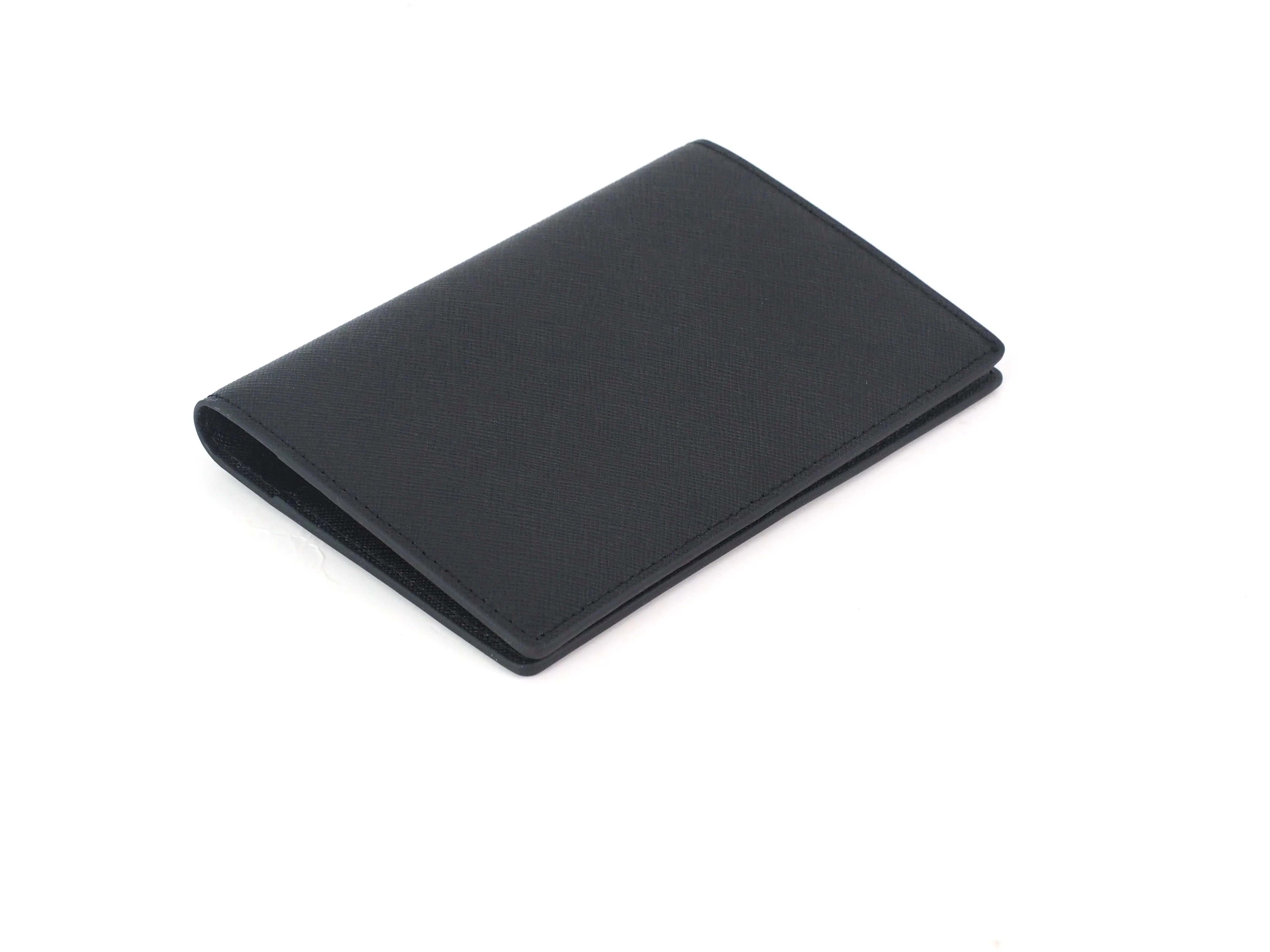 Passport Holder in Black Saffiano Leather