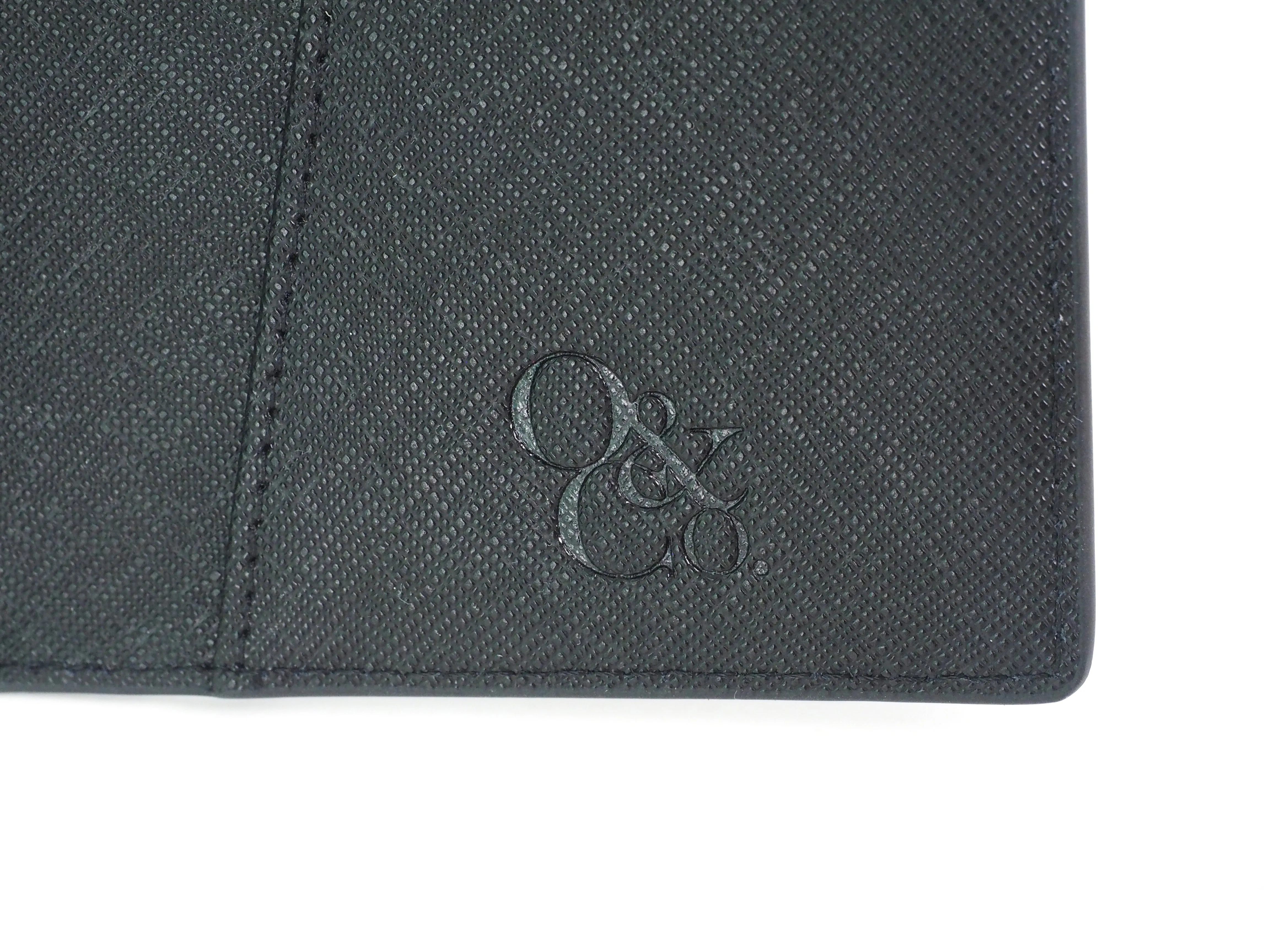 Passport Holder in Black Saffiano Leather