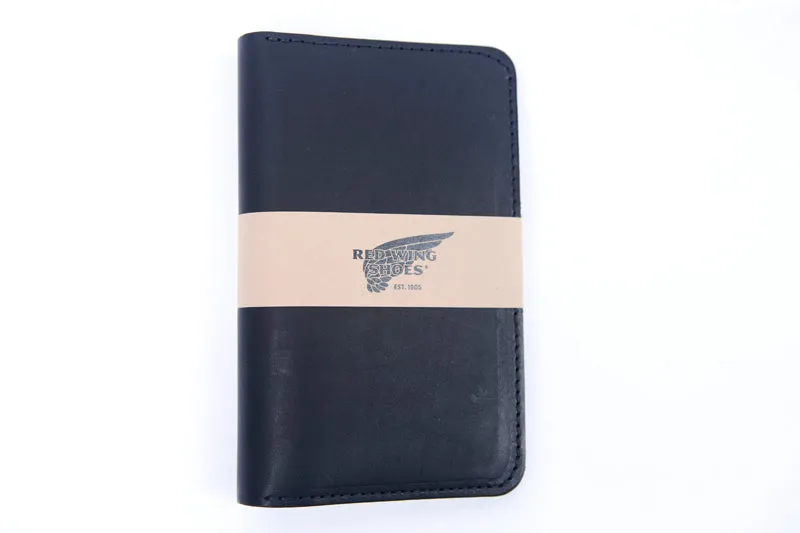 Passport Wallet Black Leather