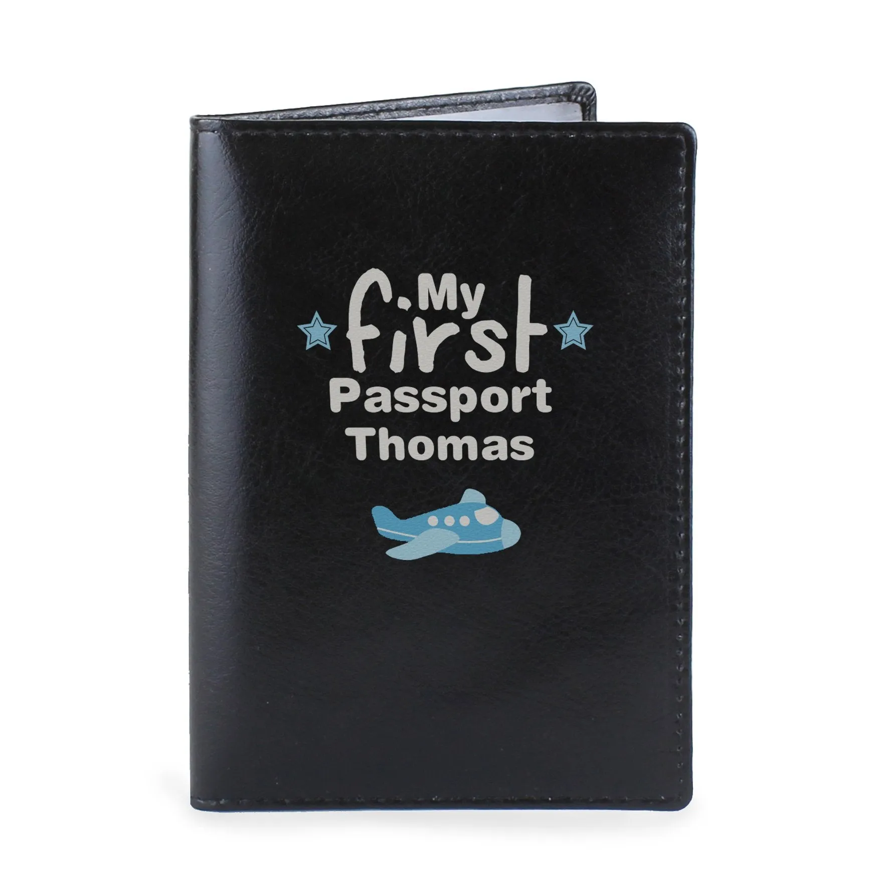 Personalised My First Black Passport Holder