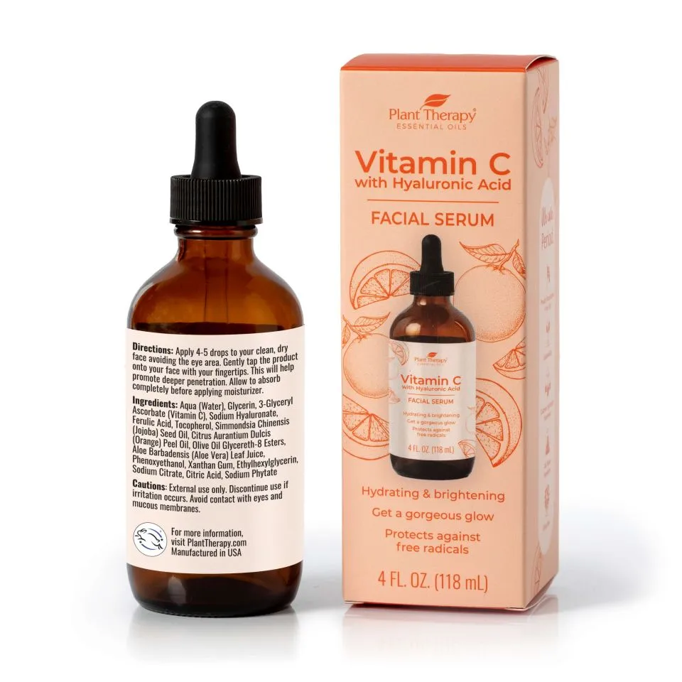 Plant Therapy Vitamin C with Hyaluronic Acid Facial Serum