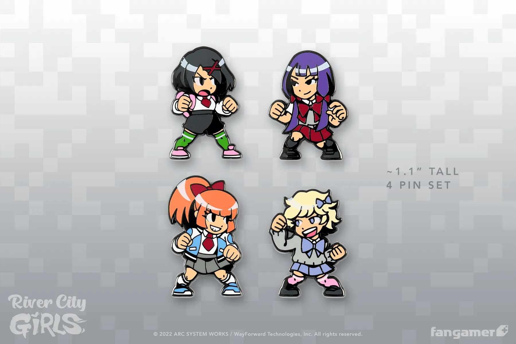 Pocket Girls Pin Set