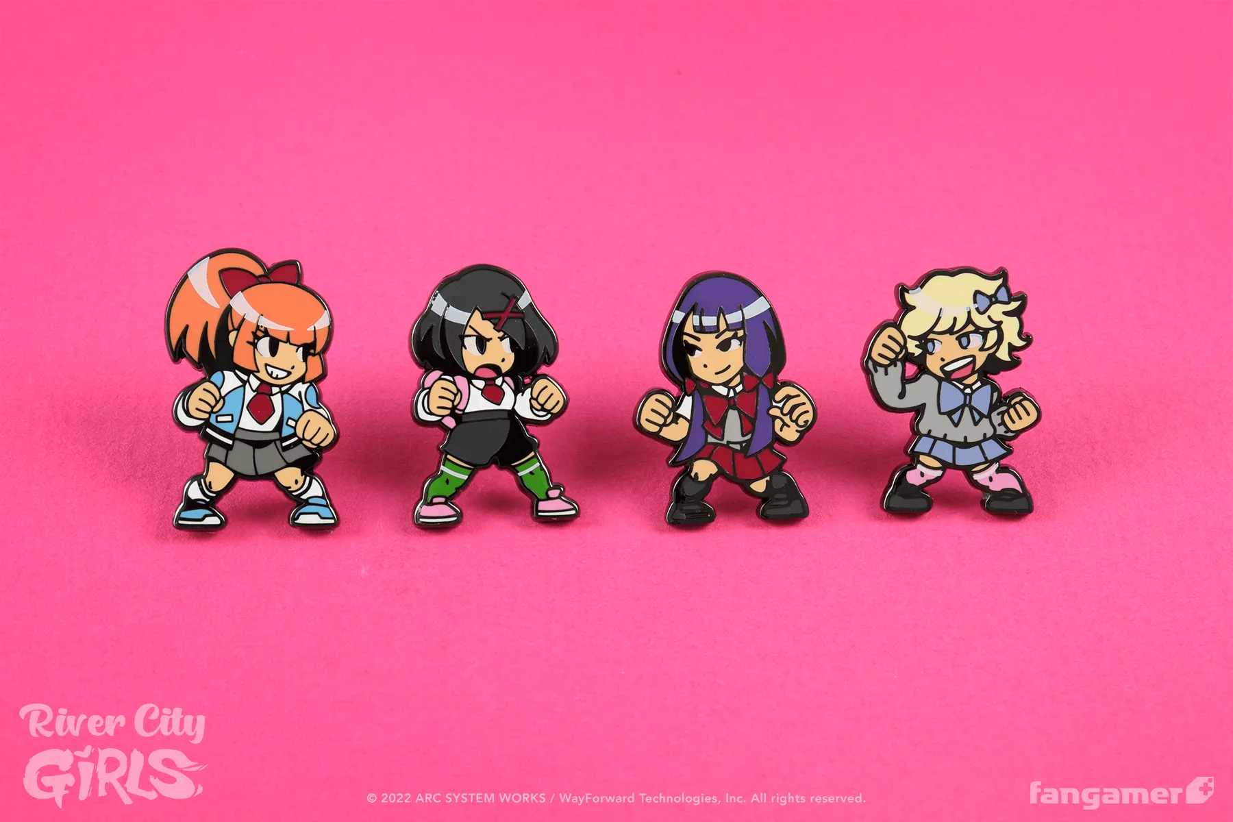 Pocket Girls Pin Set