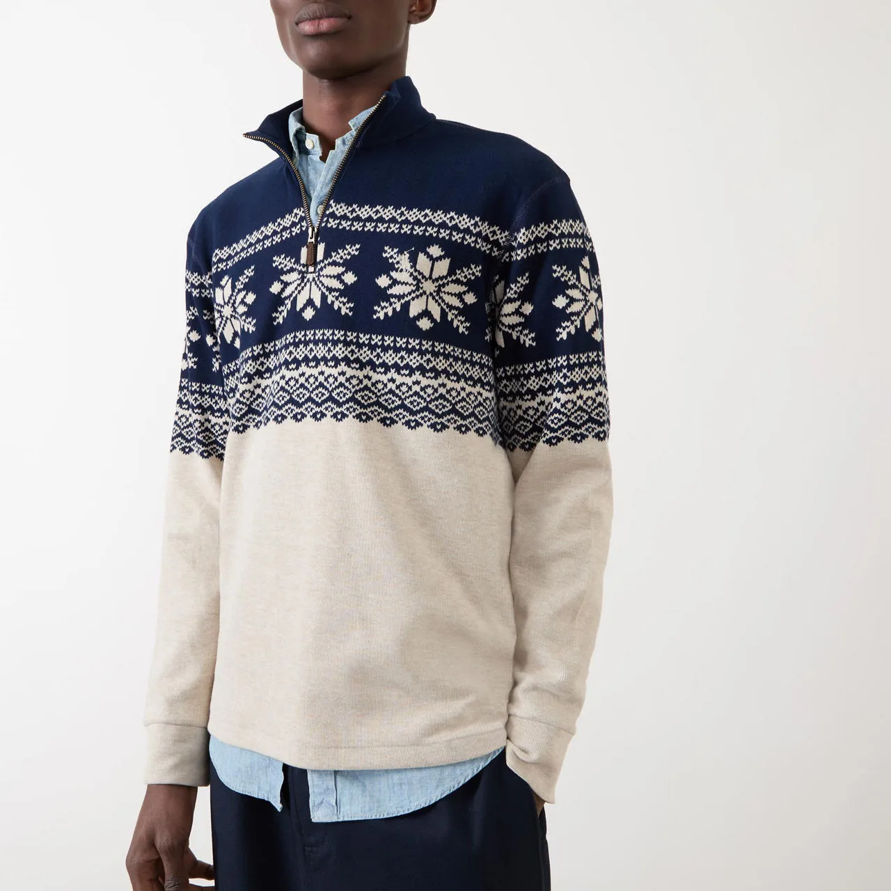 POLO RALPH LAUREN Andes Snowflake Quarter-Zip Sweatshirt - Multi