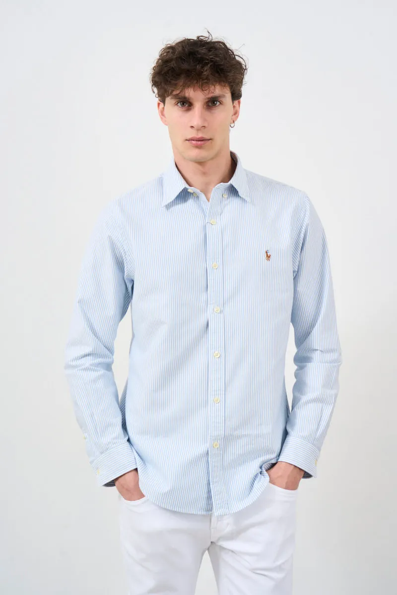 POLO RALPH LAUREN Camicia uomo Oxford a righe dal taglio slim