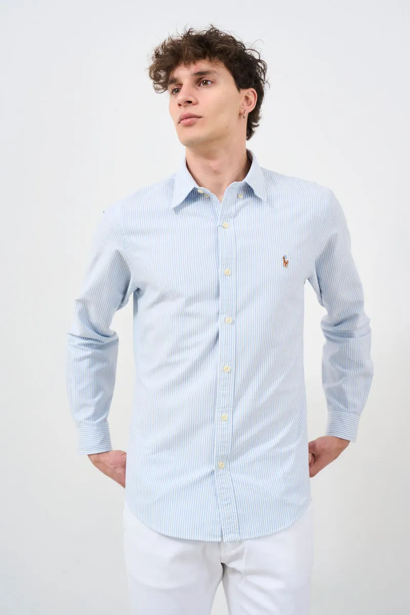 POLO RALPH LAUREN Camicia uomo Oxford a righe dal taglio slim