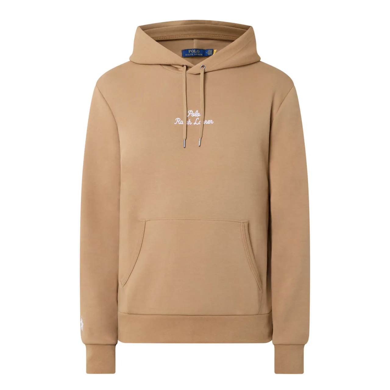 POLO RALPH LAUREN Chain Stitch Logo Drawstring Hoodie - Bronze