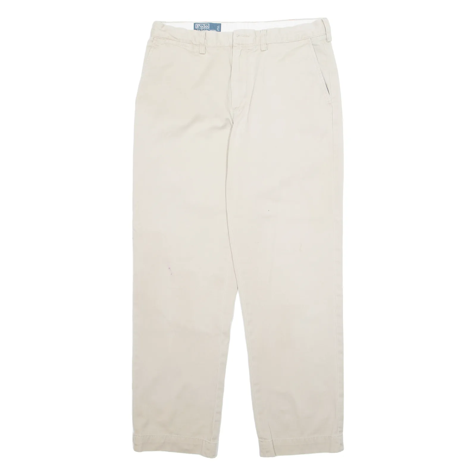 POLO RALPH LAUREN Chino Mens Trousers Beige Regular Straight W34 L32