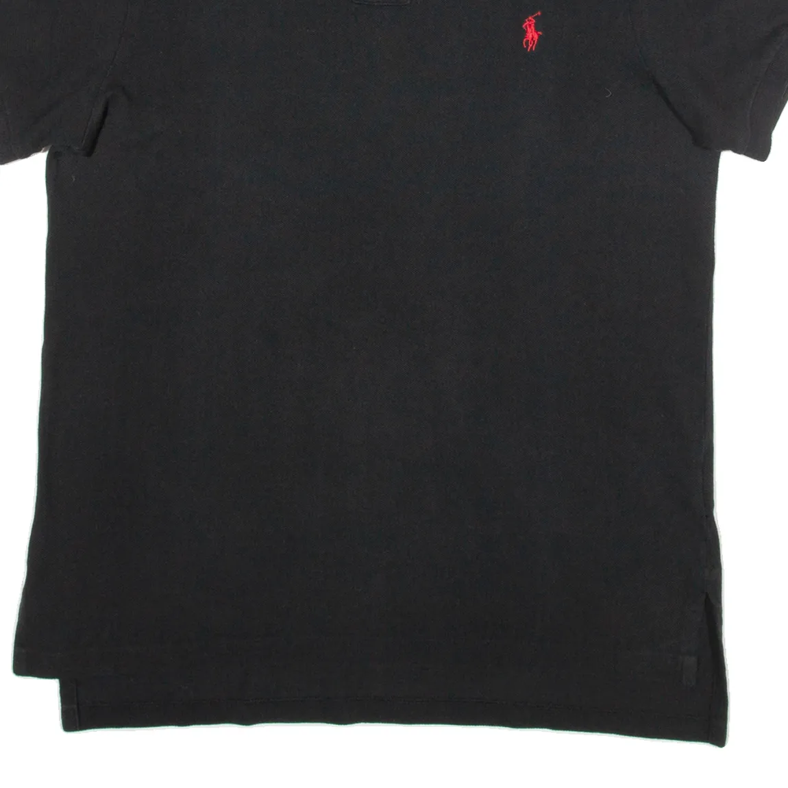 POLO RALPH LAUREN Custom Fit Mens Polo Shirt Black M