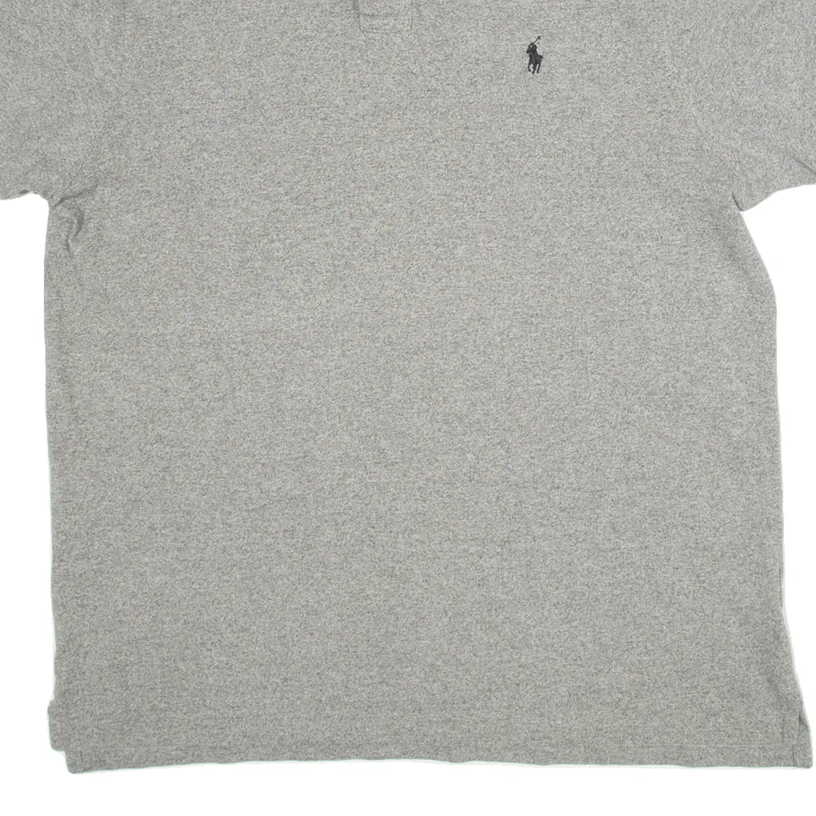 POLO RALPH LAUREN Custom Slim Fit Mens Polo Shirt Grey XL