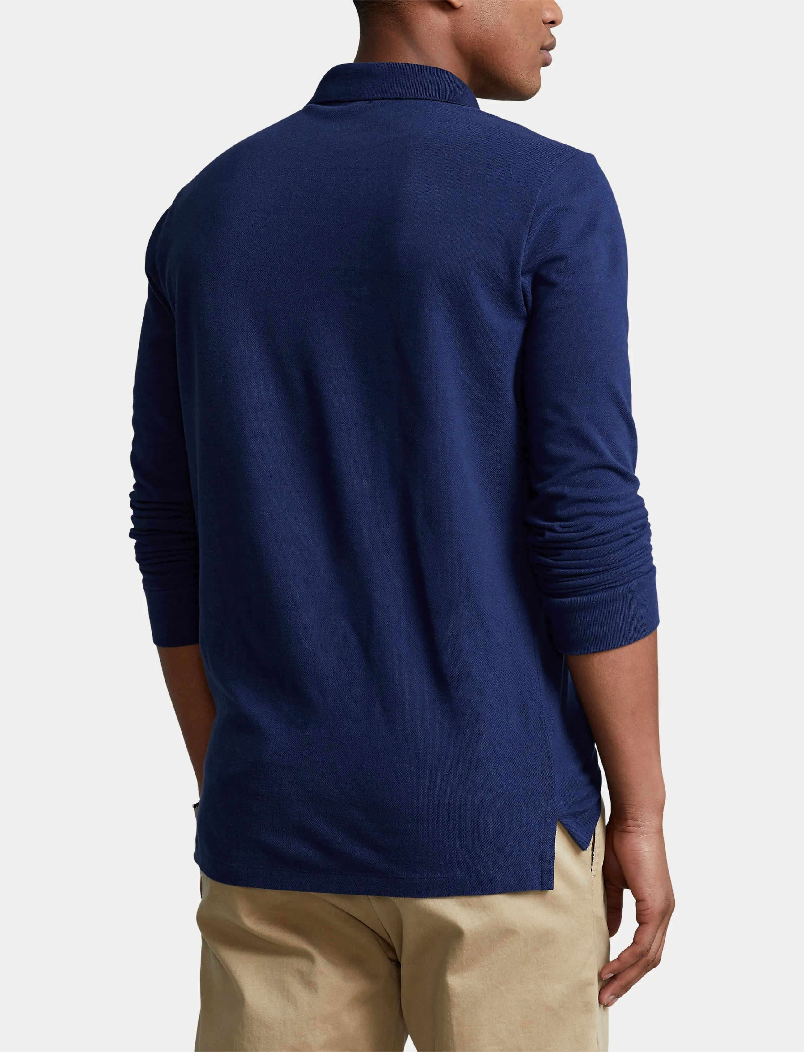 Polo Ralph Lauren Custom Slim Long Sleeve Polo Navy