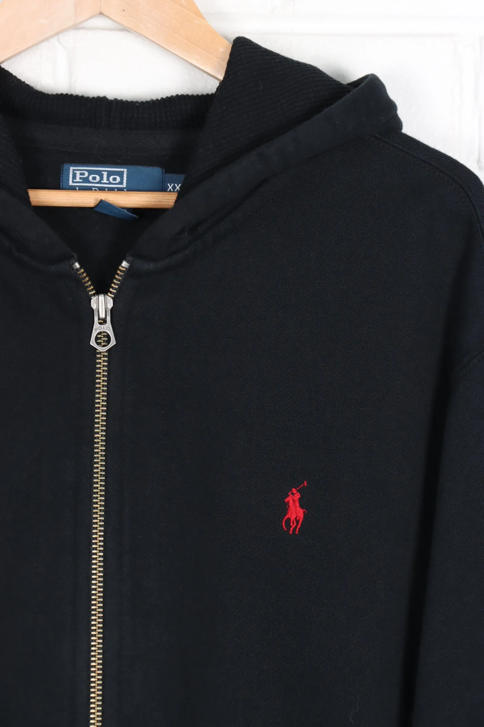 POLO RALPH LAUREN Embroidered Full Zip Sweatshirt (XXL)