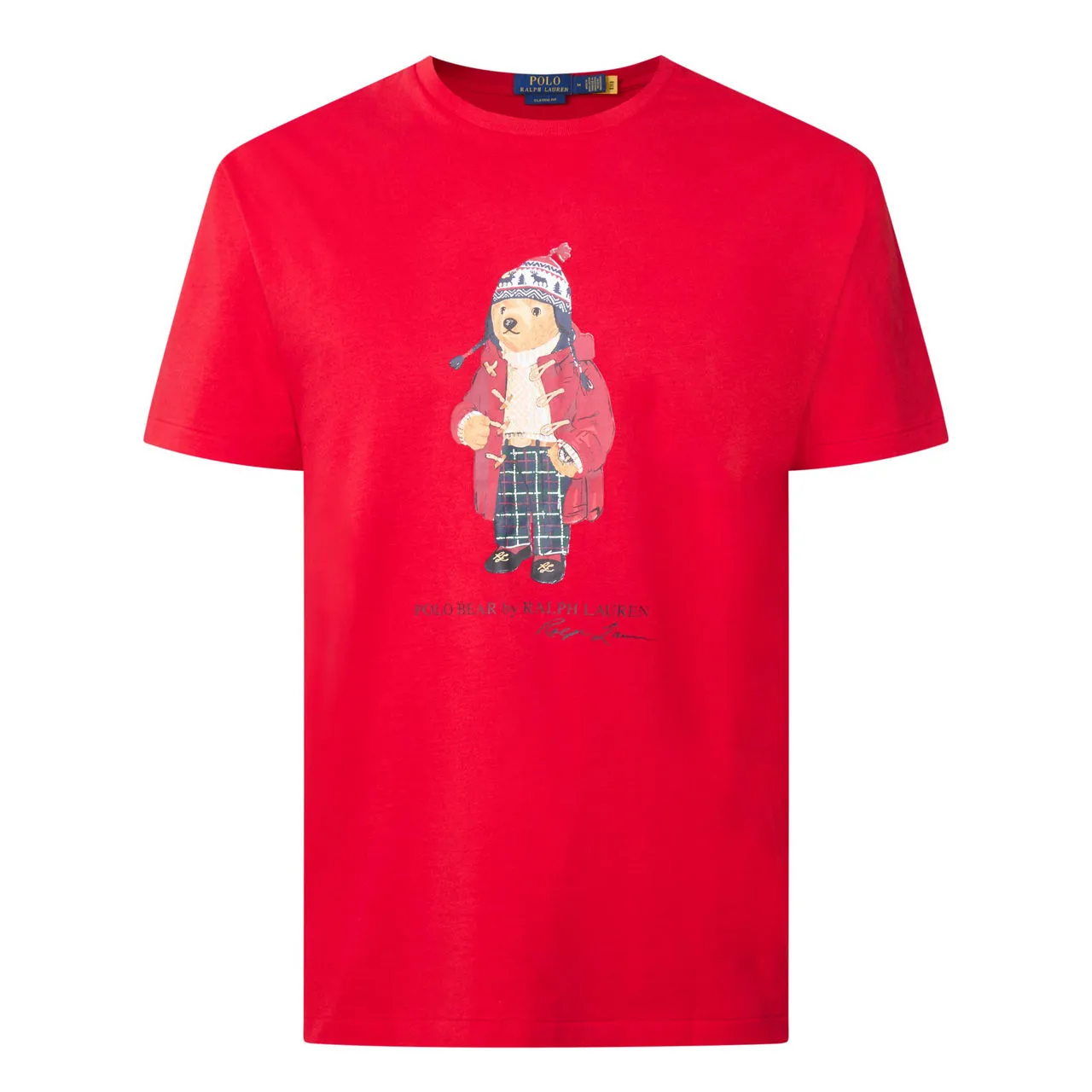 POLO RALPH LAUREN Holiday Bear T-Shirt - Red