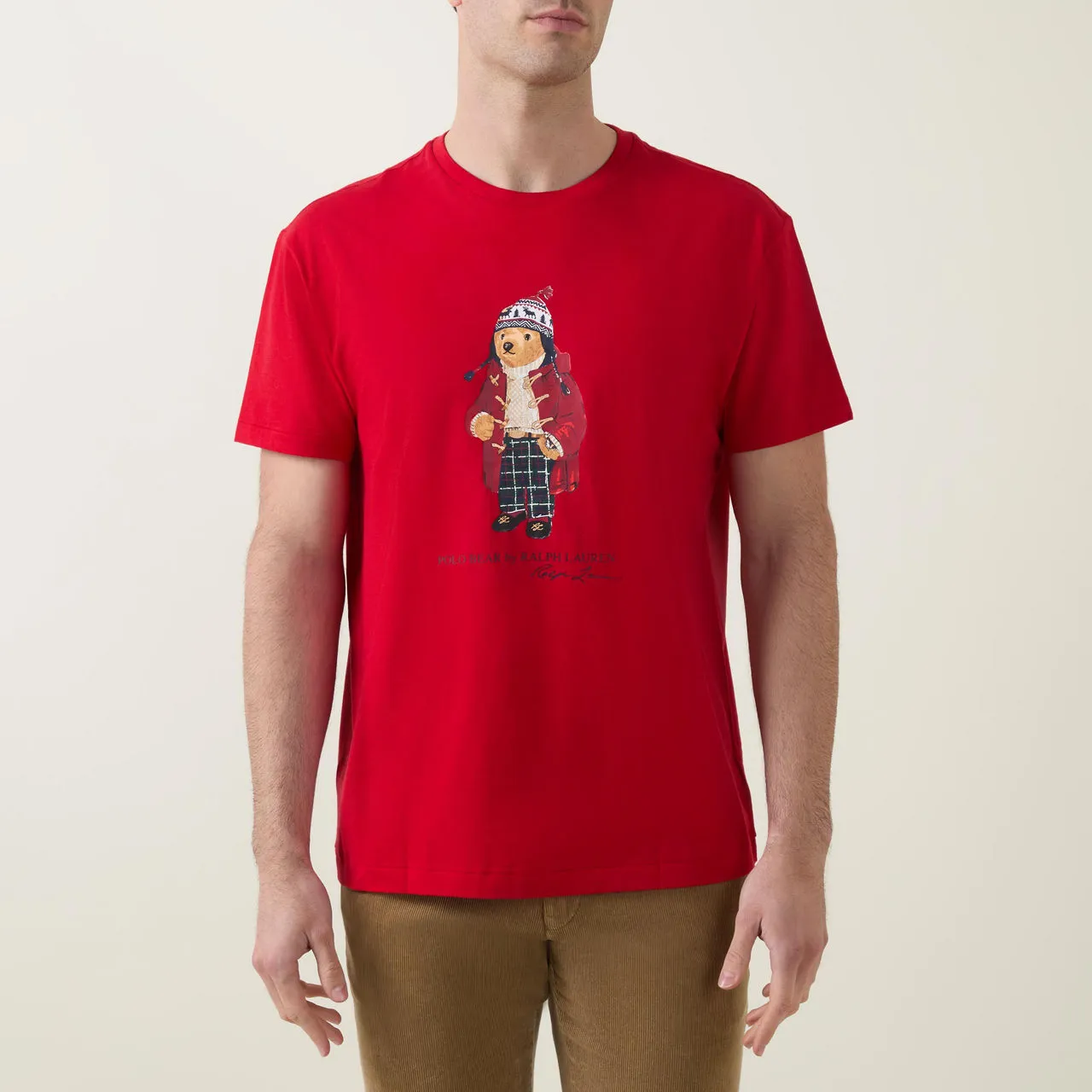 POLO RALPH LAUREN Holiday Bear T-Shirt - Red