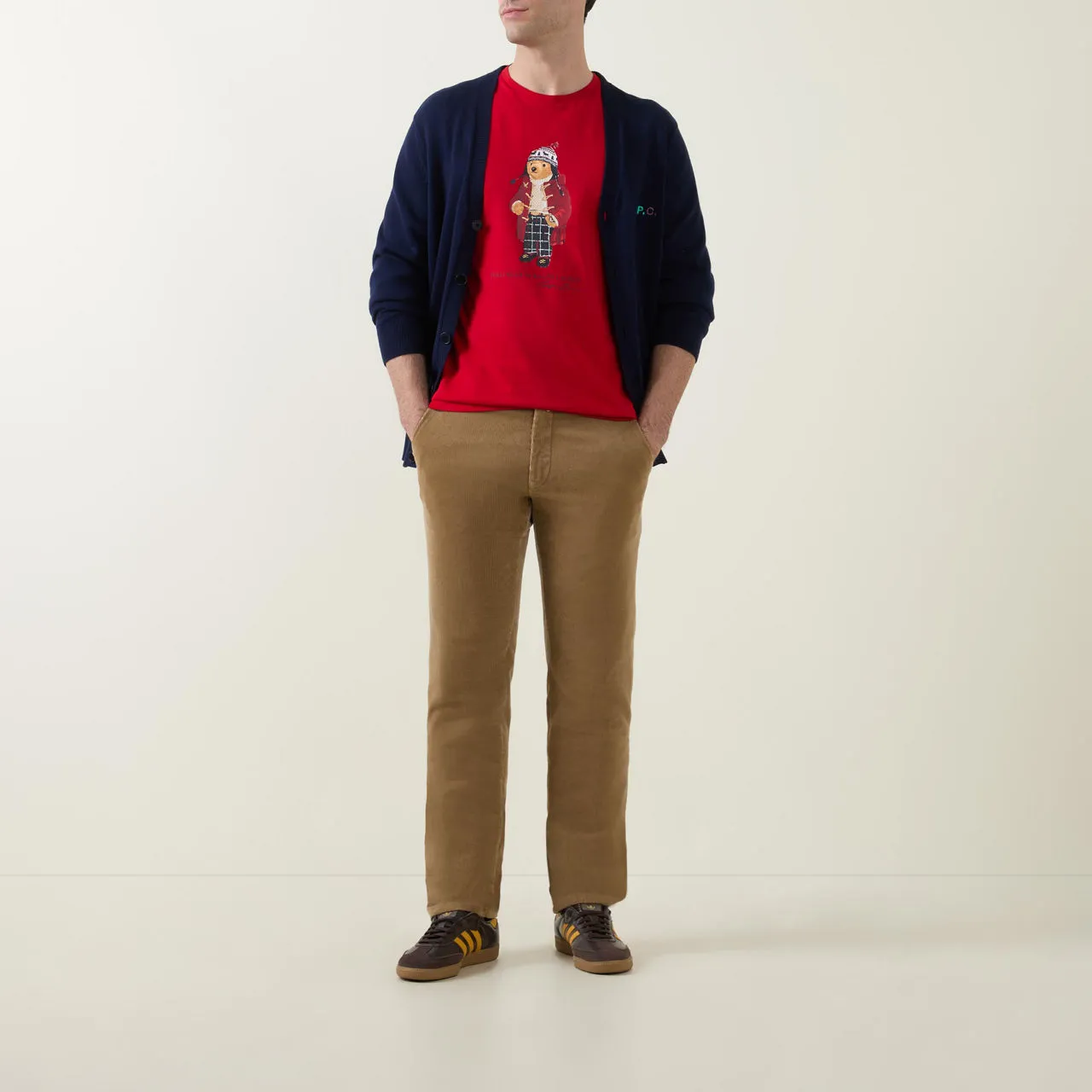 POLO RALPH LAUREN Holiday Bear T-Shirt - Red