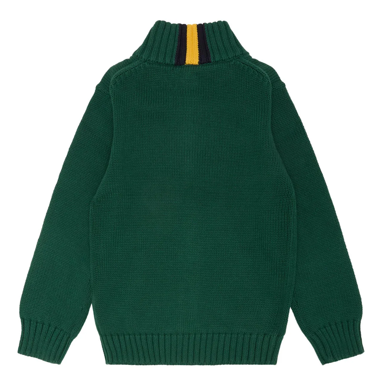 POLO RALPH LAUREN Pony Logo Zip-Through Cardigan - Green