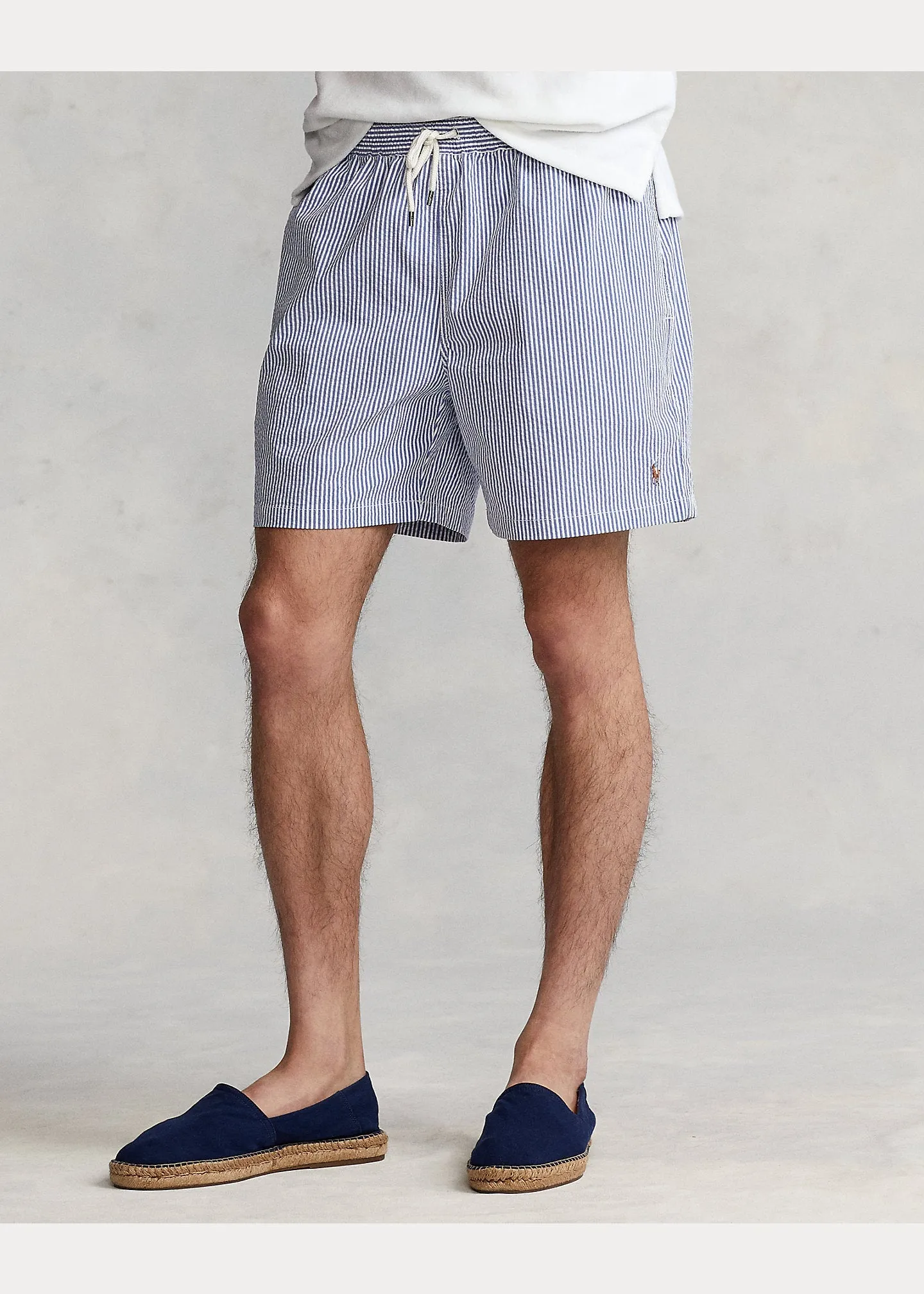 Polo Ralph Lauren - Short de bain Traveler classique cruise Royal Seersucker