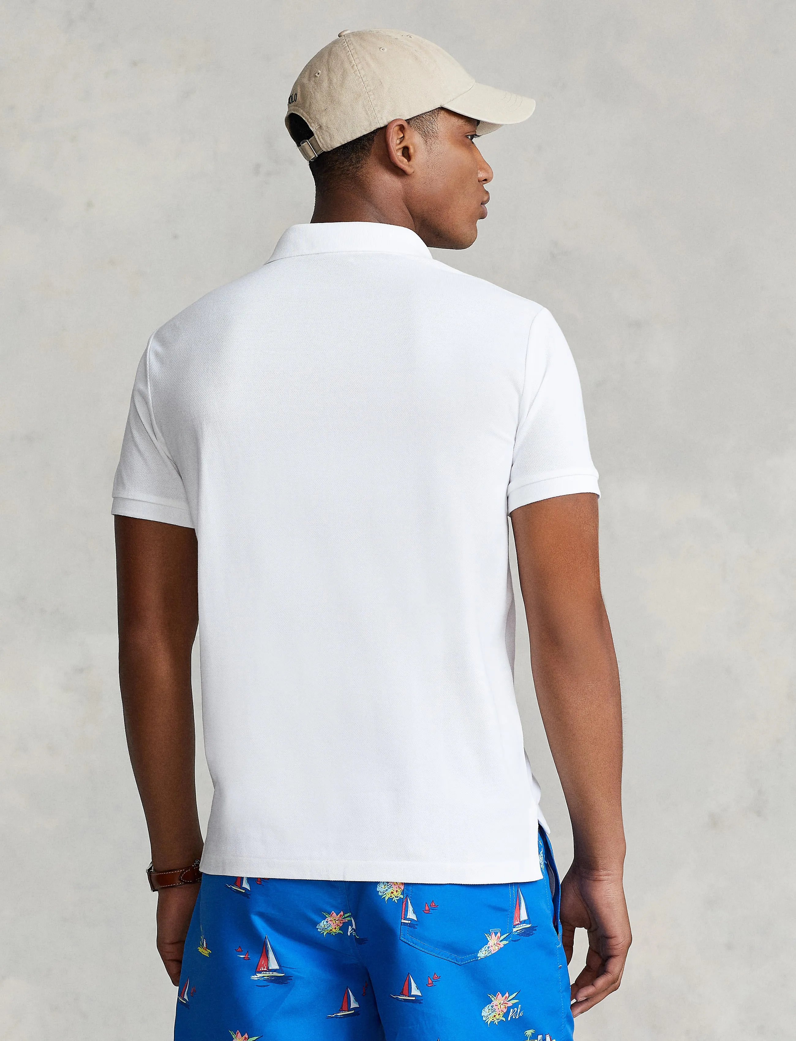 Polo Ralph Lauren Slim Fit Bear Polo White