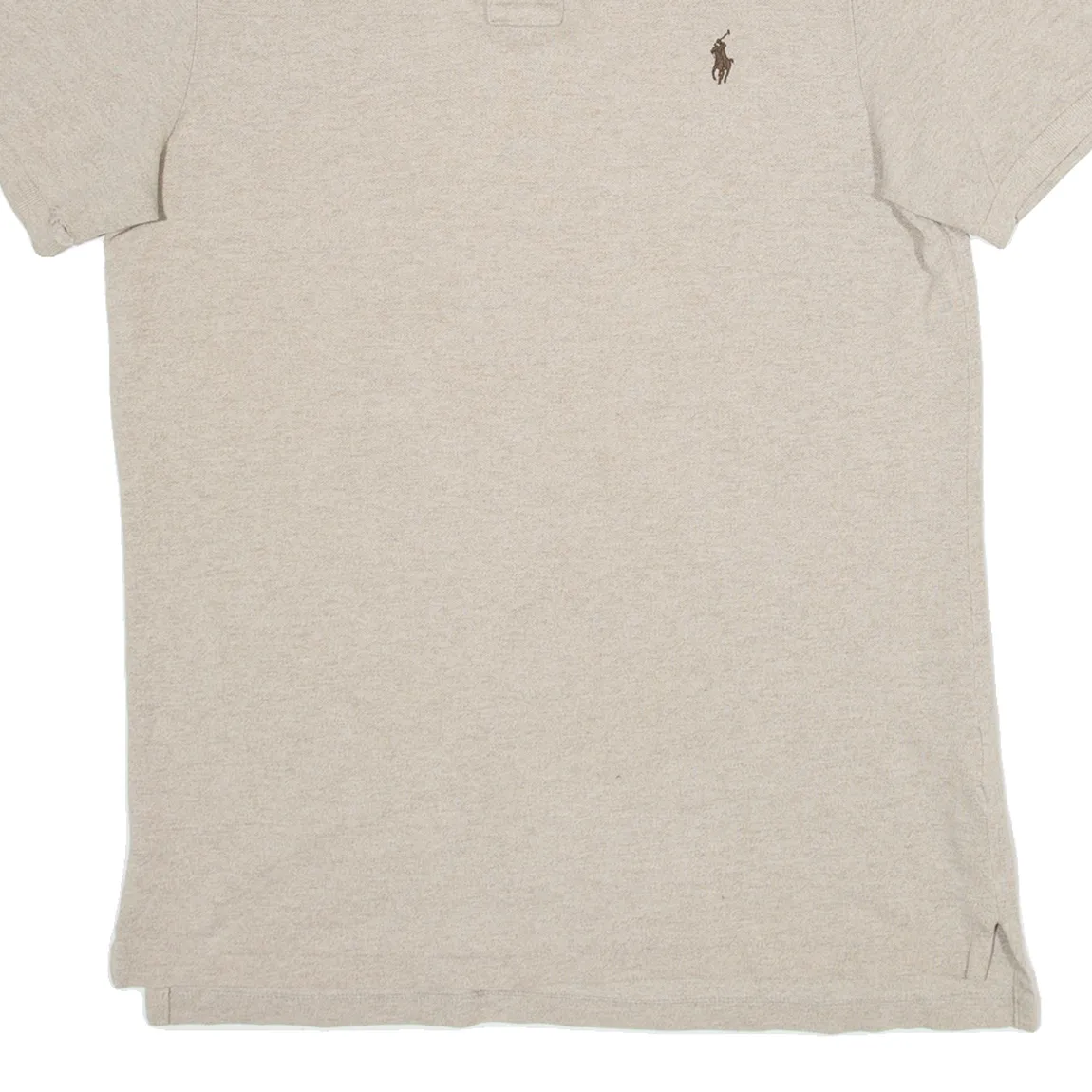 POLO RALPH LAUREN Slim Fit Mens Polo Shirt Beige L