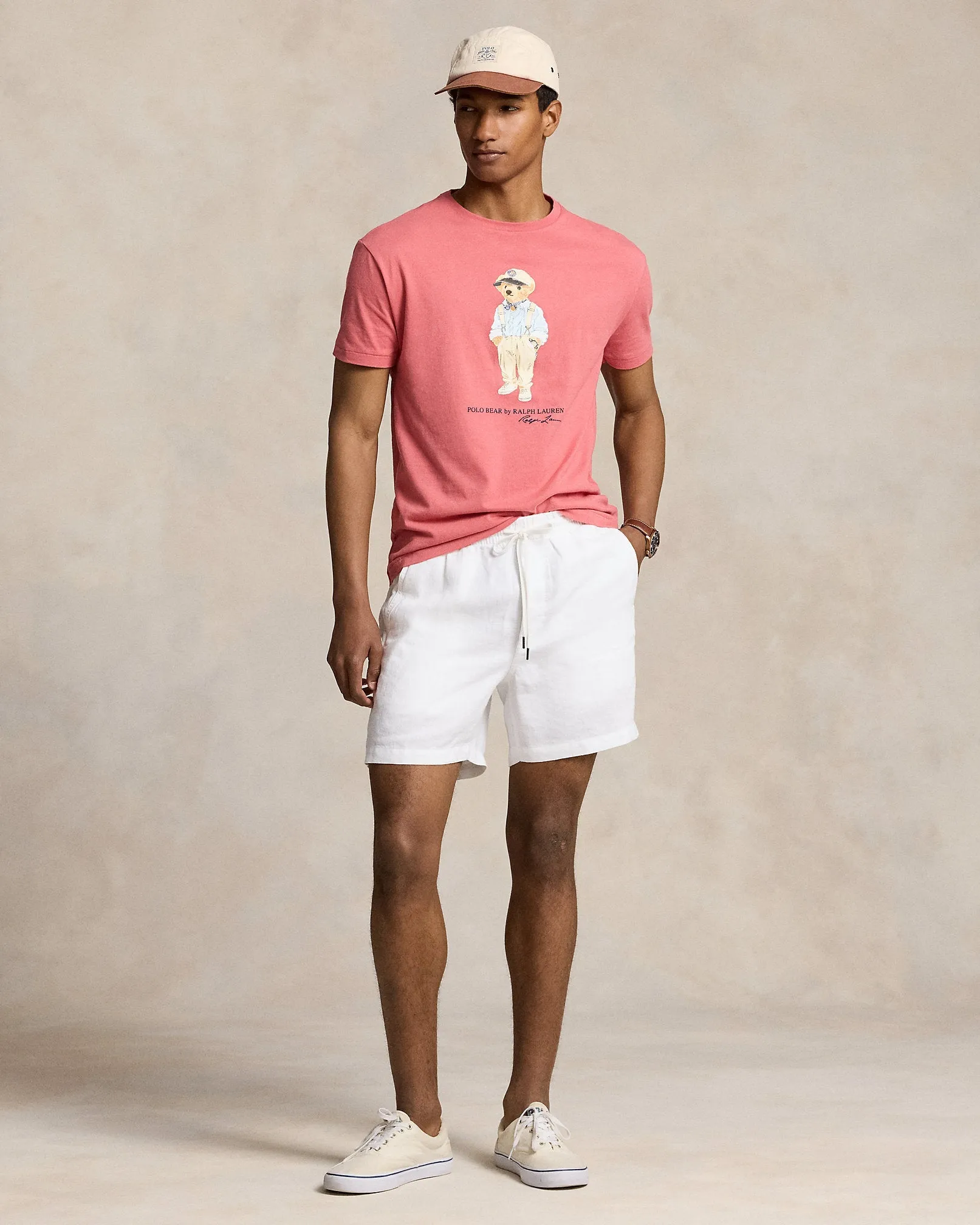 Polo Ralph Lauren - T-shirt rose Polo Bear classique en jersey