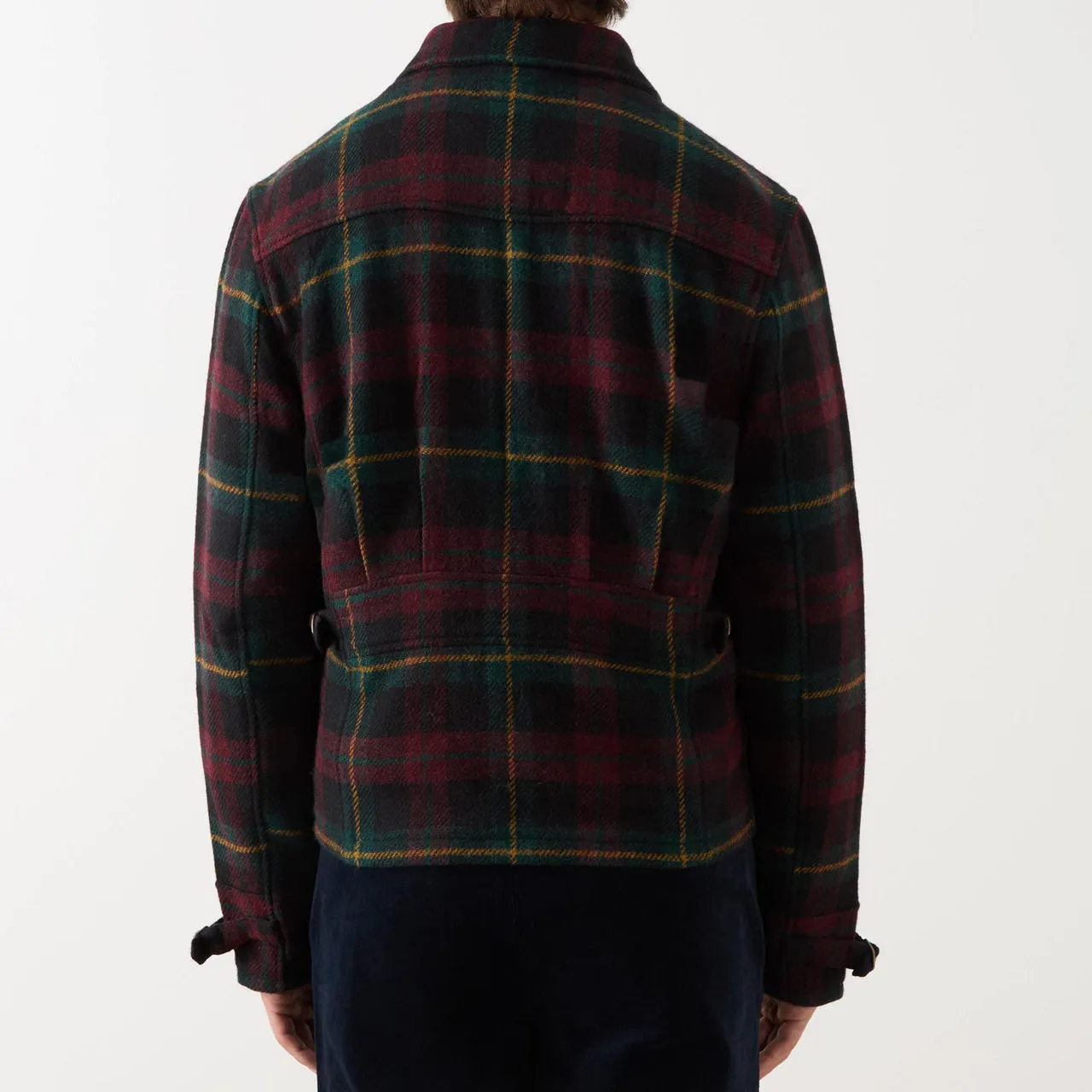 POLO RALPH LAUREN Thornton Plaid Tweed Jacket - Litchefield Green Burg