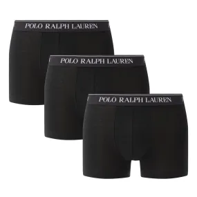 POLO RALPH LAUREN Three-Pack Trunks - Black