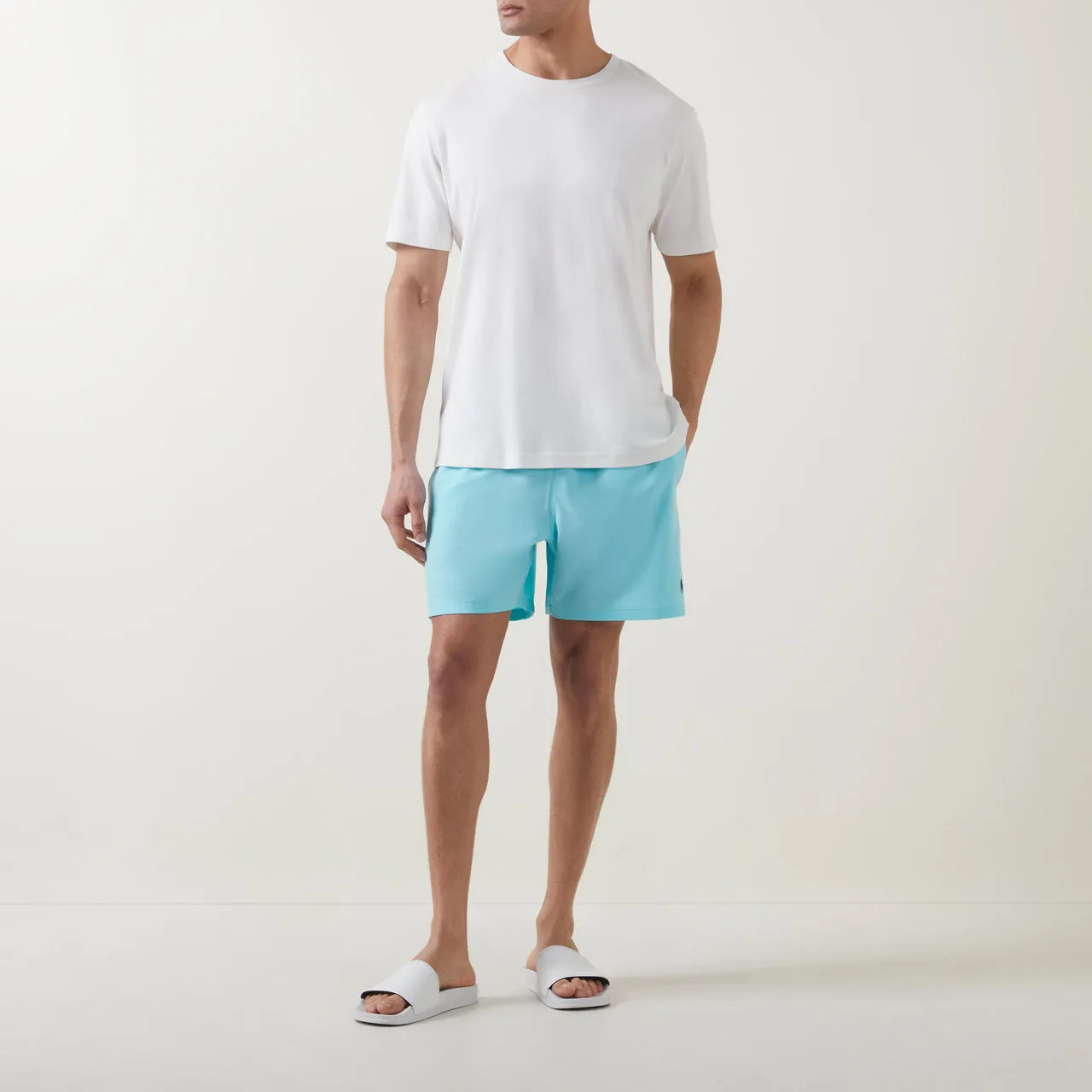 POLO RALPH LAUREN Traveller Mid-Rise Swim Shorts - Blue