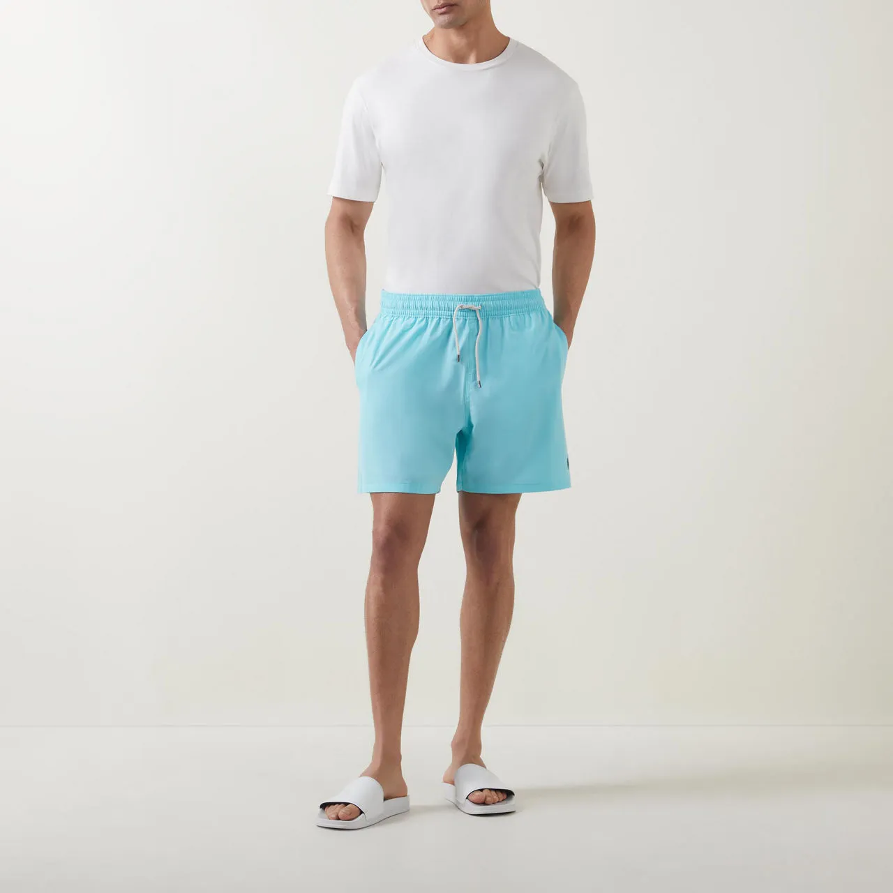 POLO RALPH LAUREN Traveller Mid-Rise Swim Shorts - Blue