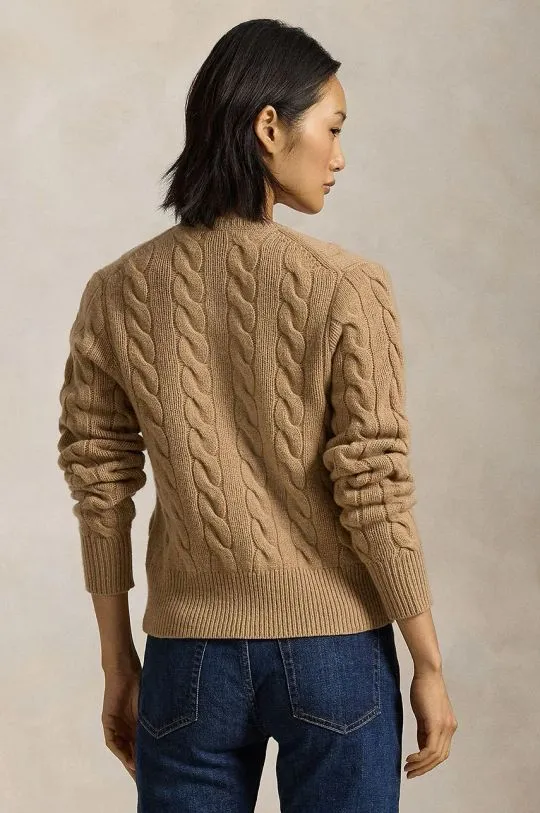 Polo Ralph Lauren wool cardigan beige color 211910443