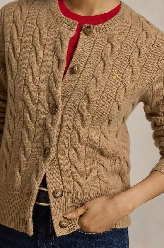 Polo Ralph Lauren wool cardigan beige color 211910443