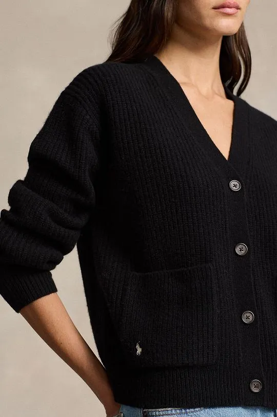 Polo Ralph Lauren wool cardigan black color 211944515