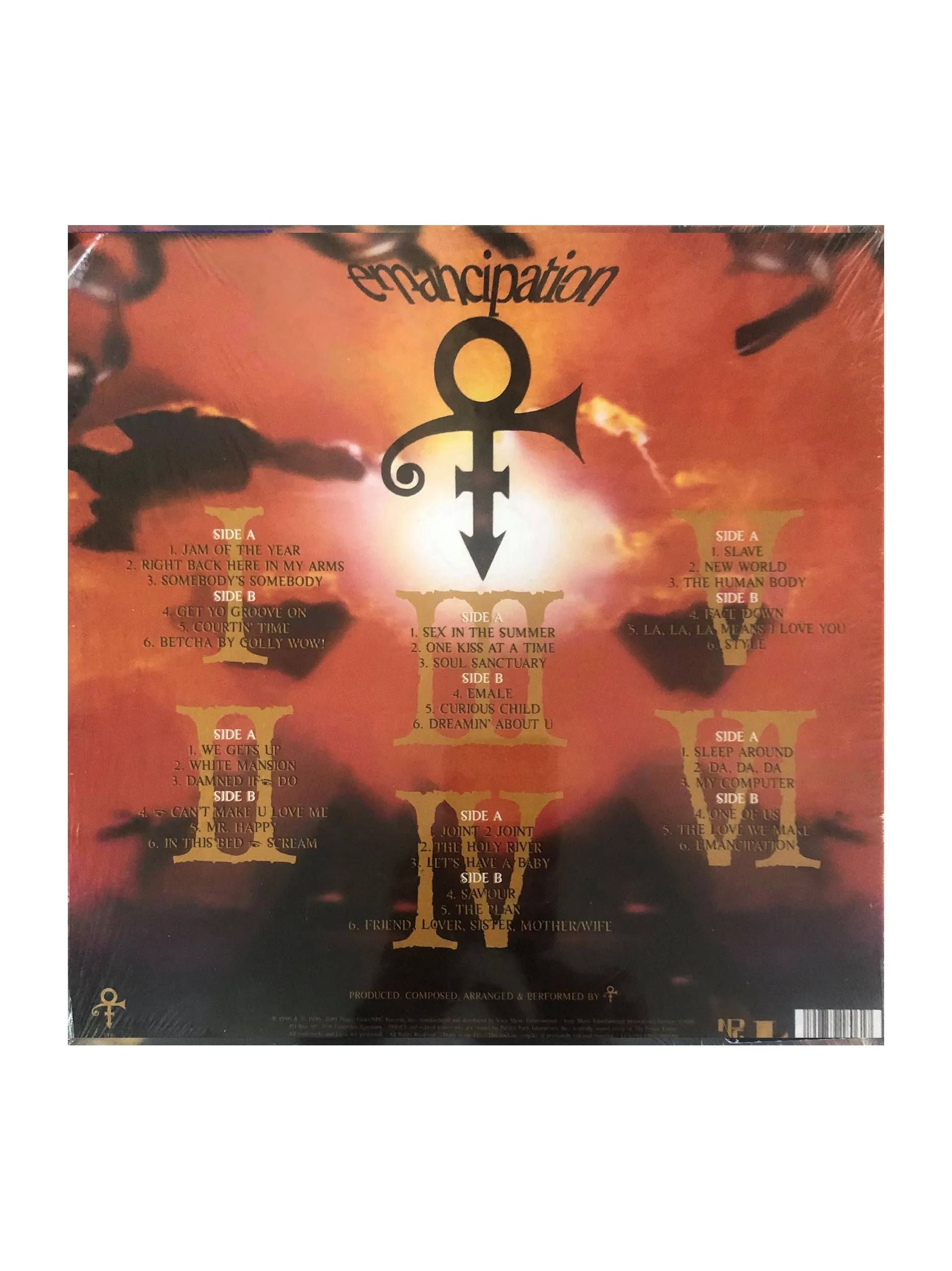 Prince – O(+> Emancipation 6 LP Album Purple Vinyl Sony Legacy Preloved 2019