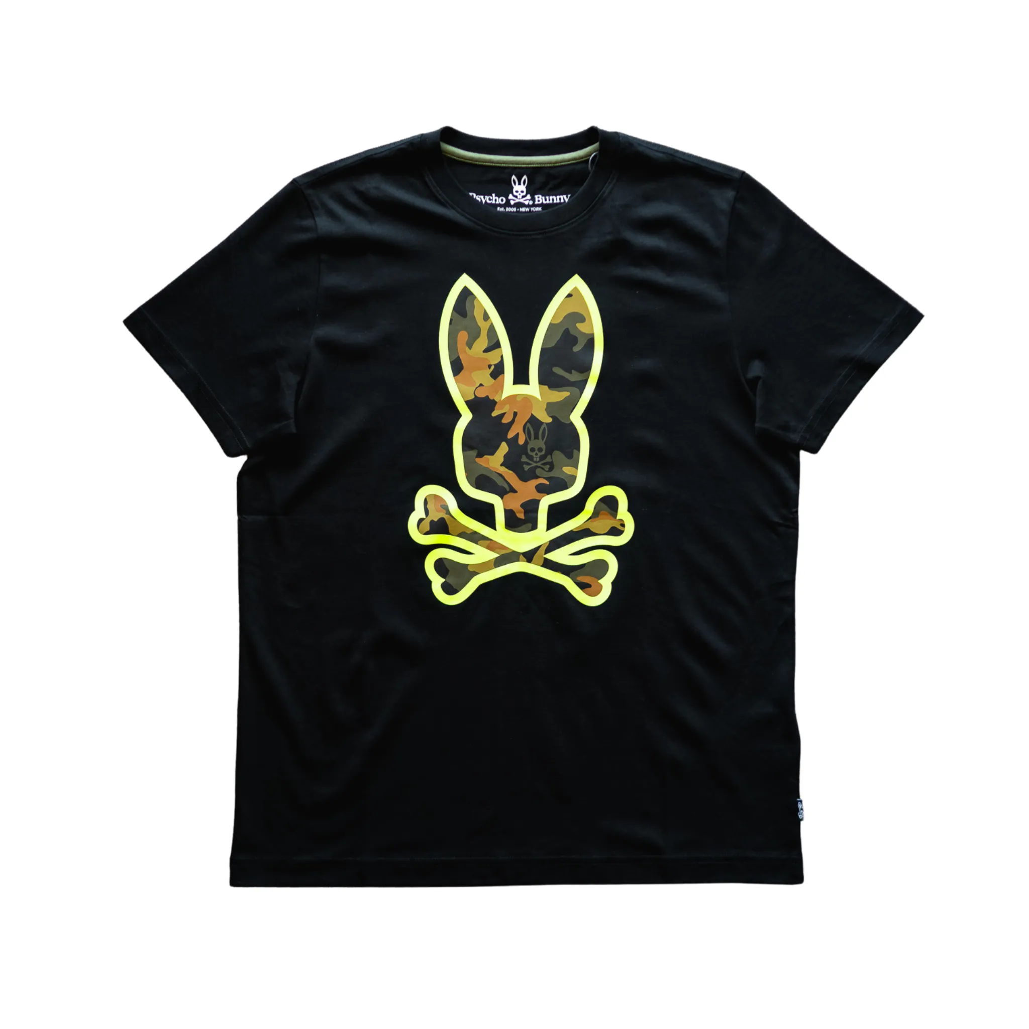 Psycho Bunny Allen Camo Graphic Tee (Black)