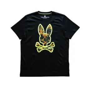 Psycho Bunny Allen Camo Graphic Tee (Black)