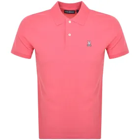 Psycho Bunny Classic Polo T Shirt Pink