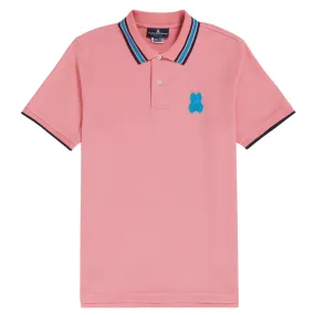 Psycho Bunny Eaton Short Sleeve Polo (Winter Rose)